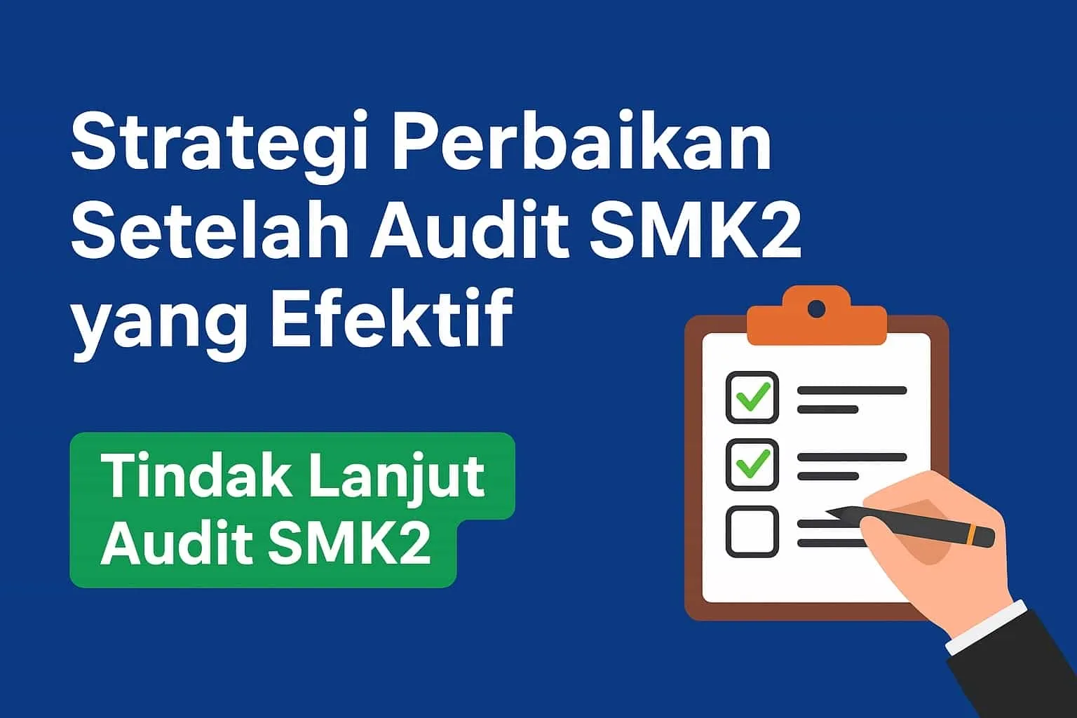 Strategi Perbaikan Setelah Audit SMK2