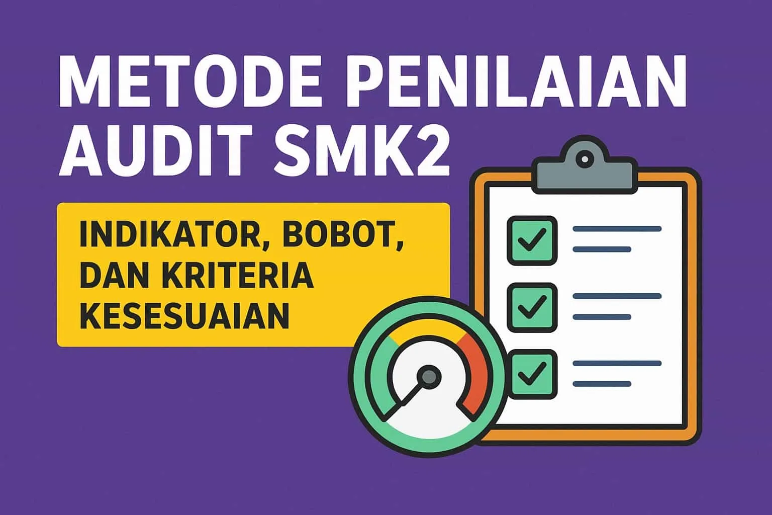 Jangan Sampai Gagal Audit! Kenali Metode Penilaian SMK2 Secara Detail