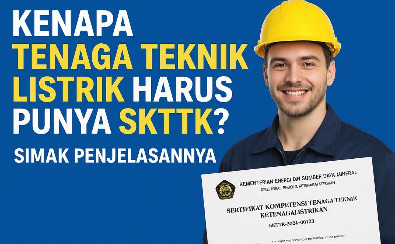 tenaga teknik listrik harus punya SKTTK