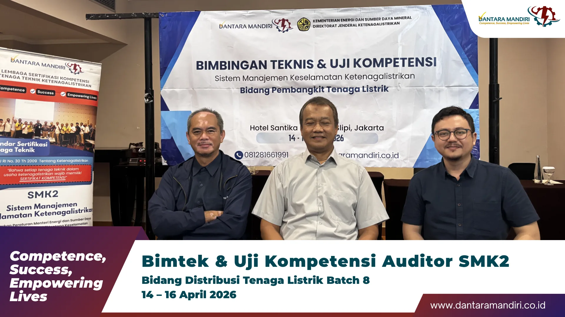 Bimbingan Teknis & Uji Kompetensi SMK2 Bidang Pembangkit Tenaga Listrik Batch 8