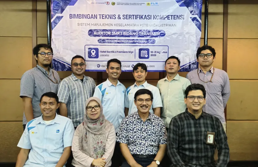 Bimtek dan Sertifikasi Kompetensi Auditor SMK2 Bidang Transmisi PT PLN Pusat Sertifikasi