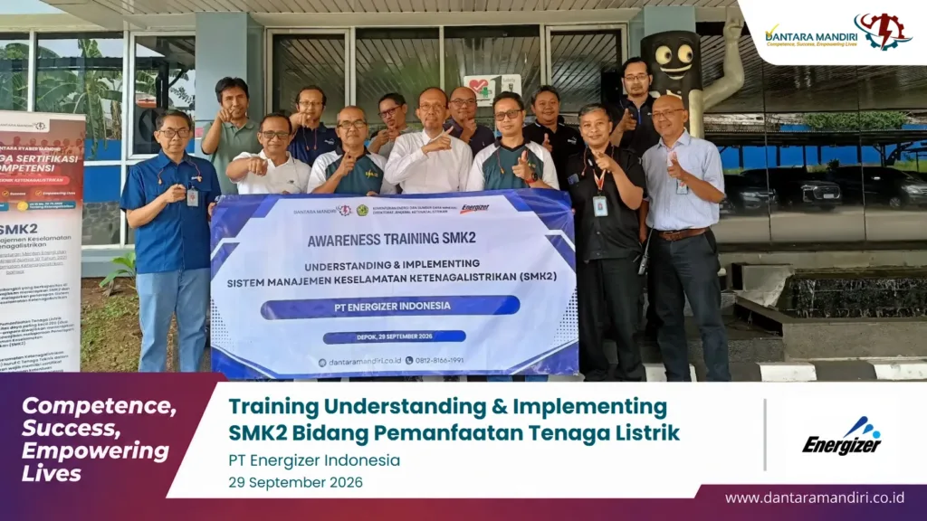 Inhouse Training Understanding & Implementing SMK2 Pemanfaatan di PT Energizer Indonesia