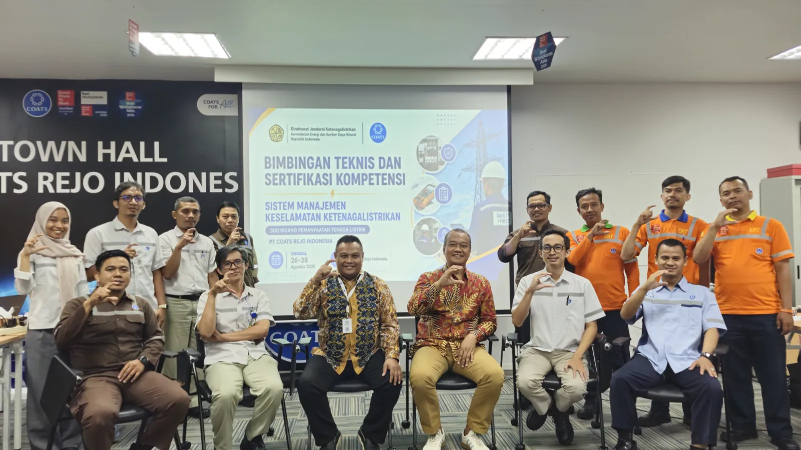 Inhouse Bimtek dan Uji Kompetensi SMK2 PT Coats Rejo Indonesia Bogor